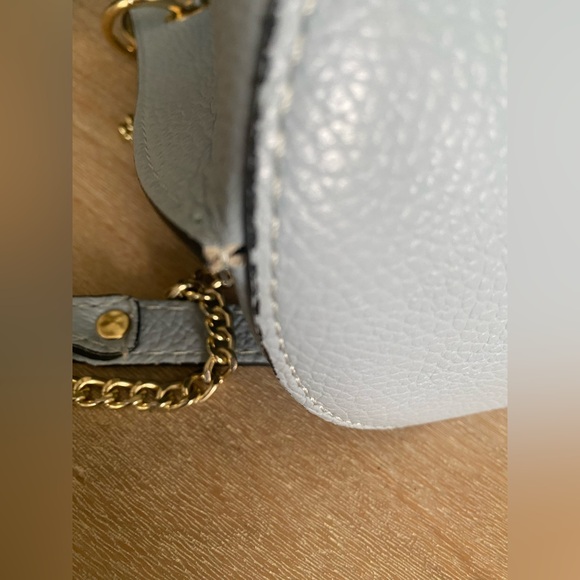 Vera Pelle Blue Bucket Bag - Picture 11 of 14